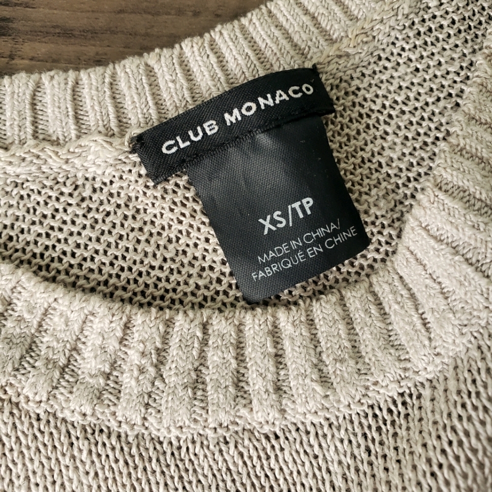 Club Monaco Metal Mesh Sweater Tank - Picture 7 of 11